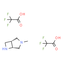 ChemSpider 2D Image | bis(trifluoroacetic acid) | C10H14F6N2O4