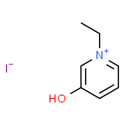 ChemSpider 2D Image | 1-Ethyl-3-hydroxypyridinium iodide | C7H10INO