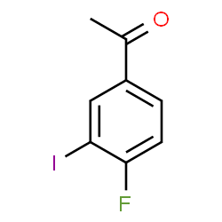ChemSpider 2D Image | 1-(4-Fluoro-3-iodophenyl)ethanone | C8H6FIO