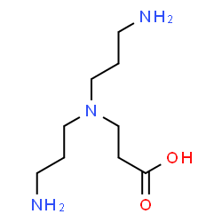 ChemSpider 2D Image | N,N-Bis(3-aminopropyl)-beta-alanine | C9H21N3O2