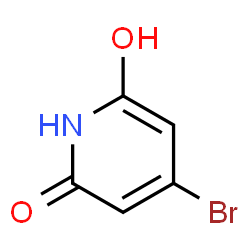 ChemSpider 2D Image | 4-Bromo-6-hydroxy-2(1H)-pyridinone | C5H4BrNO2