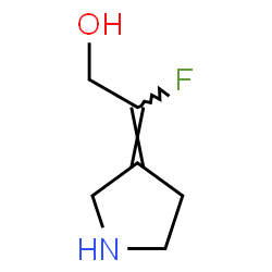 ChemSpider 2D Image | (2E)-2-Fluoro-2-(3-pyrrolidinylidene)ethanol | C6H10FNO