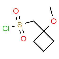 ChemSpider 2D Image | (1-Methoxycyclobutyl)methanesulfonyl chloride | C6H11ClO3S