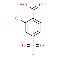 ChemSpider 2D Image | 2-Chloro-4-(fluorosulfonyl)benzoic acid | C7H4ClFO4S