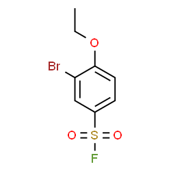 ChemSpider 2D Image | 3-Bromo-4-ethoxybenzenesulfonyl fluoride | C8H8BrFO3S
