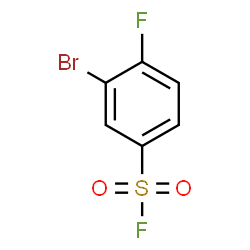 ChemSpider 2D Image | 3-Bromo-4-fluorobenzenesulfonyl fluoride | C6H3BrF2O2S