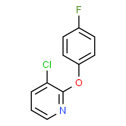 ChemSpider 2D Image | 3-Chloro-2-(4-fluorophenoxy)pyridine | C11H7ClFNO