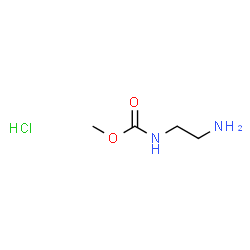 ChemSpider 2D Image | Methyl (2-aminoethyl)carbamate hydrochloride (1:1) | C4H11ClN2O2