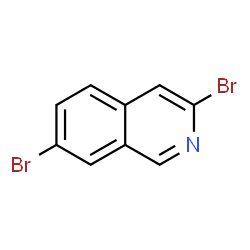 ChemSpider 2D Image | 3,7-Dibromoisoquinoline | C9H5Br2N