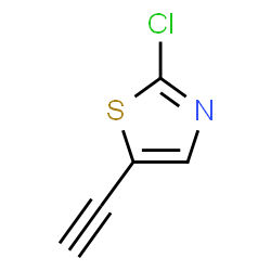 ChemSpider 2D Image | 2-Chloro-5-ethynyl-1,3-thiazole | C5H2ClNS
