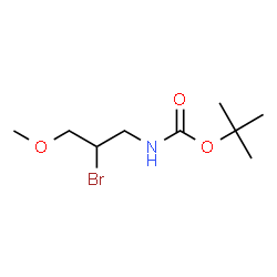 ChemSpider 2D Image | 2-Methyl-2-propanyl (2-bromo-3-methoxypropyl)carbamate | C9H18BrNO3