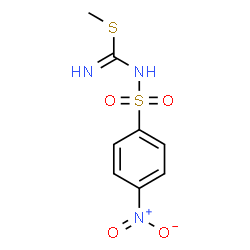 ChemSpider 2D Image | Methyl N-[(4-nitrophenyl)sulfonyl]carbamimidothioate | C8H9N3O4S2