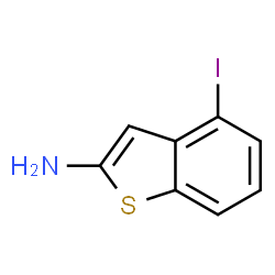 ChemSpider 2D Image | 4-Iodo-1-benzothiophen-2-amine | C8H6INS