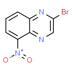 ChemSpider 2D Image | 2-Bromo-5-nitroquinoxaline | C8H4BrN3O2
