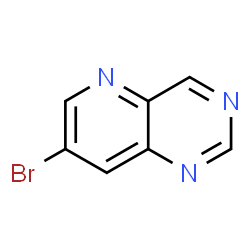 ChemSpider 2D Image | 7-Bromopyrido[3,2-d]pyrimidine | C7H4BrN3