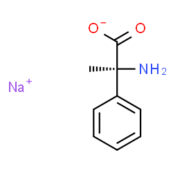 ChemSpider 2D Image | Sodium (2S)-2-amino-2-phenylpropanoate | C9H10NNaO2