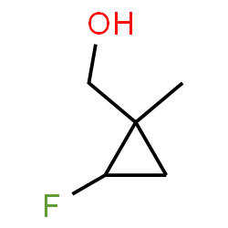 ChemSpider 2D Image | (2-Fluoro-1-methylcyclopropyl)methanol | C5H9FO