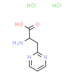 ChemSpider 2D Image | 3-(2-Pyrimidinyl)alanine dihydrochloride | C7H11Cl2N3O2