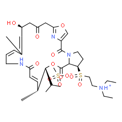 ChemSpider 2D Image | Dalfopristin (mesylate) | C35H54N4O12S2