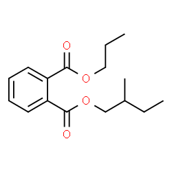 ChemSpider 2D Image | 2-Methylbutyl propyl phthalate | C16H22O4