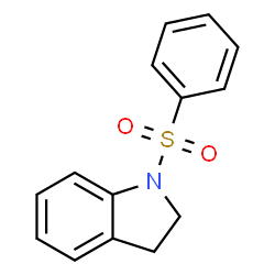 ChemSpider 2D Image | 1-(Phenylsulfonyl)indoline | C14H13NO2S
