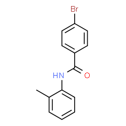 ChemSpider 2D Image | 4-Bromo-N-(o-tolyl)benzamide | C14H12BrNO