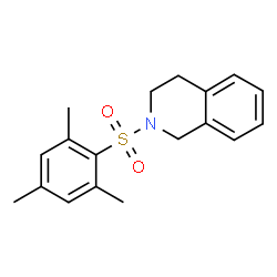 ChemSpider 2D Image | 2-(Mesitylsulfonyl)-1,2,3,4-tetrahydroisoquinoline | C18H21NO2S