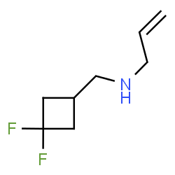 ChemSpider 2D Image | N-[(3,3-Difluorocyclobutyl)methyl]-2-propen-1-amine | C8H13F2N