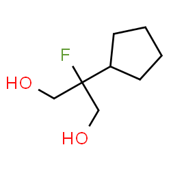 ChemSpider 2D Image | 2-Cyclopentyl-2-fluoro-1,3-propanediol | C8H15FO2