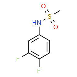 ChemSpider 2D Image | N-(3,4-Difluorophenyl)methanesulfonamide | C7H7F2NO2S