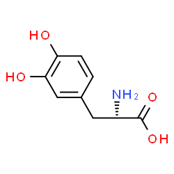 ChemSpider 2D图像|左旋多巴|C9H11NO4