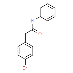 ChemSpider 2D Image | 2-(4-Bromophenyl)-N-phenylacetamide | C14H12BrNO