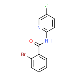 ChemSpider 2D Image | 2-Bromo-N-(5-chloro-2-pyridinyl)benzamide | C12H8BrClN2O