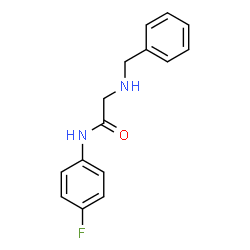 ChemSpider 2D Image | N~2~-Benzyl-N-(4-fluorophenyl)glycinamide | C15H15FN2O