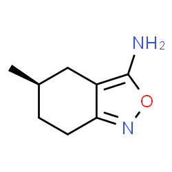 ChemSpider 2D Image | (5R)-5-Methyl-4,5,6,7-tetrahydro-2,1-benzoxazol-3-amine | C8H12N2O