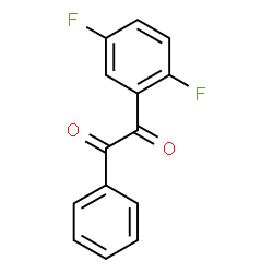 ChemSpider 2D Image | 1-(2,5-Difluorophenyl)-2-phenyl-1,2-ethanedione | C14H8F2O2