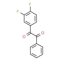 ChemSpider 2D Image | 1-(3,4-Difluorophenyl)-2-phenyl-1,2-ethanedione | C14H8F2O2