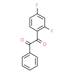 ChemSpider 2D Image | 1-(2,4-Difluorophenyl)-2-phenyl-1,2-ethanedione | C14H8F2O2