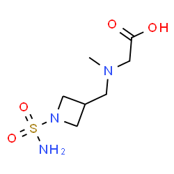 ChemSpider 2D Image | N-Methyl-N-[(1-sulfamoyl-3-azetidinyl)methyl]glycine | C7H15N3O4S