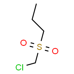 ChemSpider 2D Image | 1-[(Chloromethyl)sulfonyl]propane | C4H9ClO2S