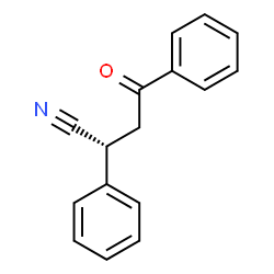 ChemSpider 2D Image | (2R)-4-Oxo-2,4-diphenylbutanenitrile | C16H13NO