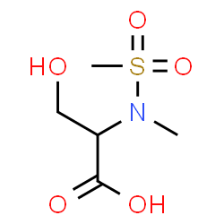ChemSpider 2D Image | N-Methyl-N-(methylsulfonyl)serine | C5H11NO5S