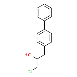 ChemSpider 2D Image | 1-(4-Biphenylyl)-3-chloro-2-propanol | C15H15ClO