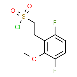 ChemSpider 2D Image | 2-(3,6-Difluoro-2-methoxyphenyl)ethanesulfonyl chloride | C9H9ClF2O3S