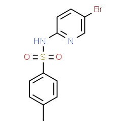 ChemSpider 2D Image | N-(5-Bromo-2-pyridinyl)-4-methylbenzenesulfonamide | C12H11BrN2O2S
