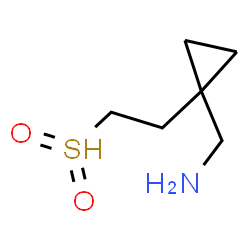 ChemSpider 2D Image | [1-[2-(dioxo-$l^{5}-sulfanyl)ethyl]cyclopropyl]methanamine | C6H12NO2S