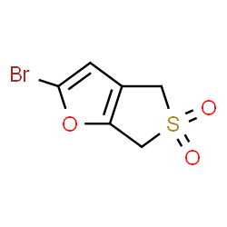 ChemSpider 2D Image | 2-Bromo-4,6-dihydrothieno[3,4-b]furan 5,5-dioxide | C6H5BrO3S