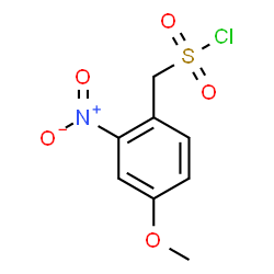 ChemSpider 2D Image | (4-Methoxy-2-nitrophenyl)methanesulfonyl chloride | C8H8ClNO5S