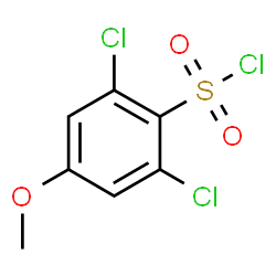 ChemSpider 2D Image | 2,6-Dichloro-4-methoxybenzenesulfonyl chloride | C7H5Cl3O3S