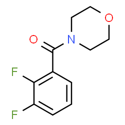 ChemSpider 2D Image | (2,3-Difluorophenyl)(4-morpholinyl)methanone | C11H11F2NO2